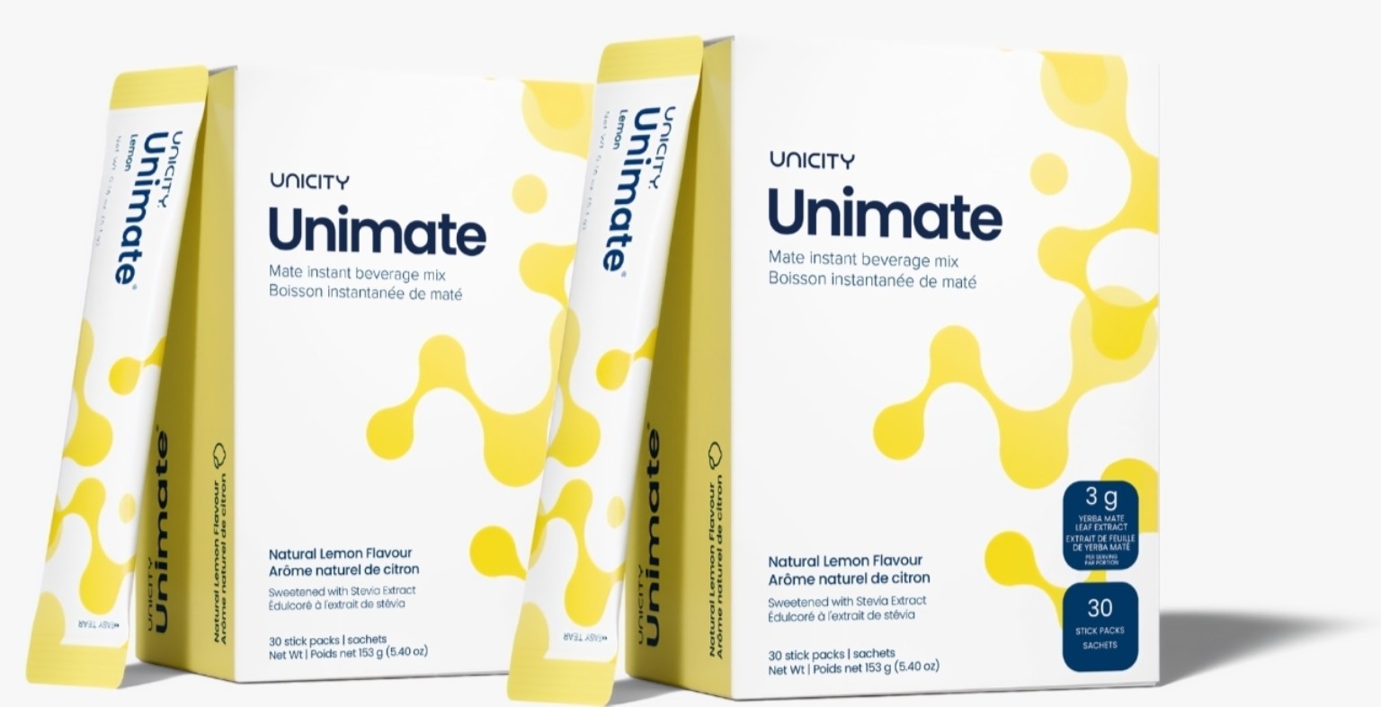 Unicity Unimate product packaging